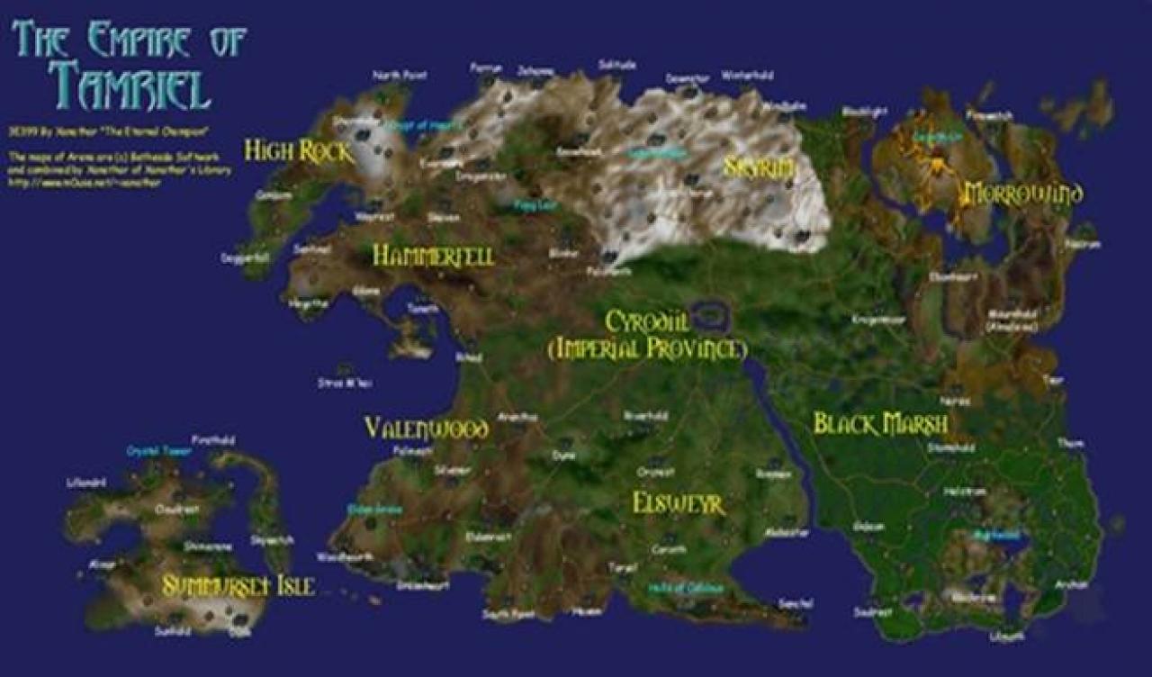 [31/08/2012] Platz 1: The Elder Scrolls 2: Daggerfall - Mit einer Fläche von über 160.000 Quadratkilometern ist das RPG unangefochtener König der größten Spielwelt.
