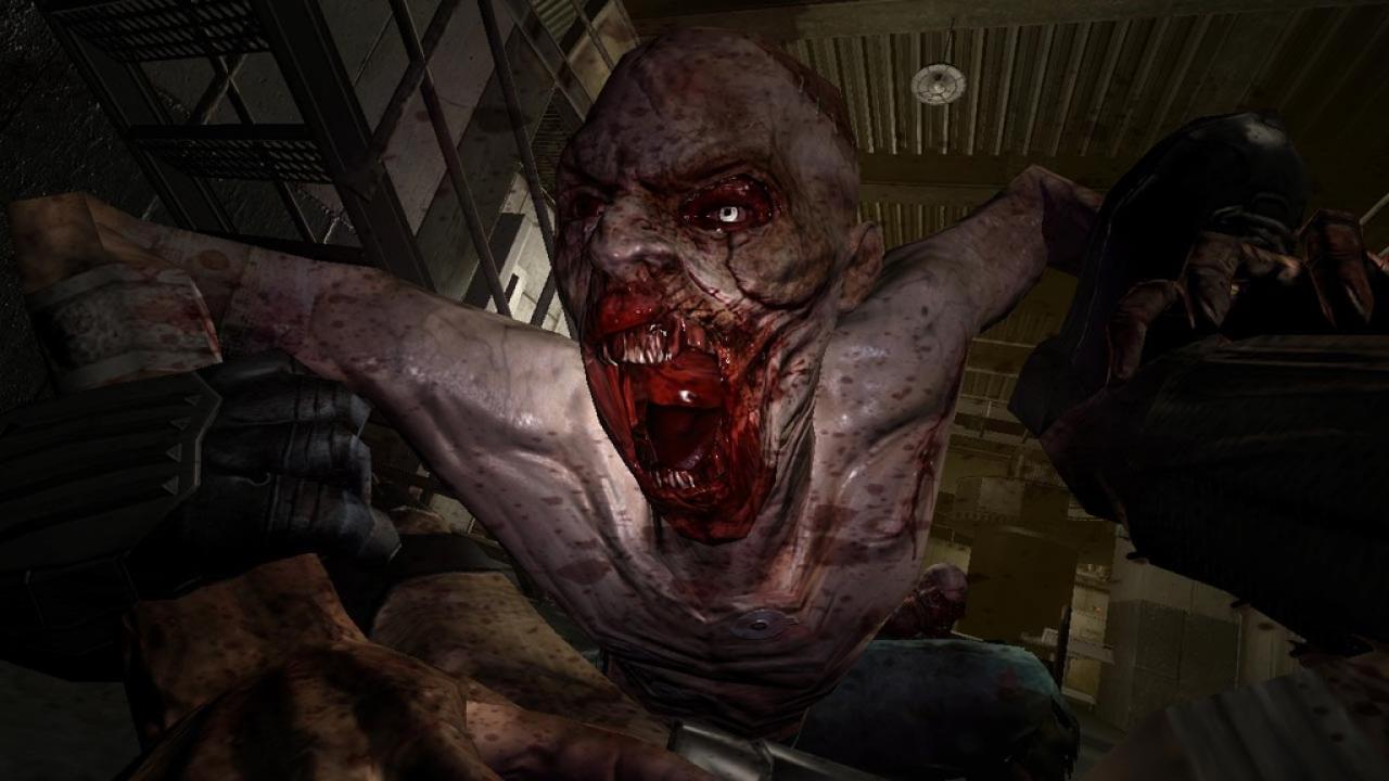 [08/08/2012] Fear 2: Project Origin - Horror-Göre Alma tritt in dem Ego-Shooter von Monolith regelmäßig in Erscheinung und verbreitet dann Angst und Schrecken. Noch viel gruseliger sind allerdings die flinken Kreaturen, die euch plötzlich anfallen. Der Screenshot oben spricht Bände. 