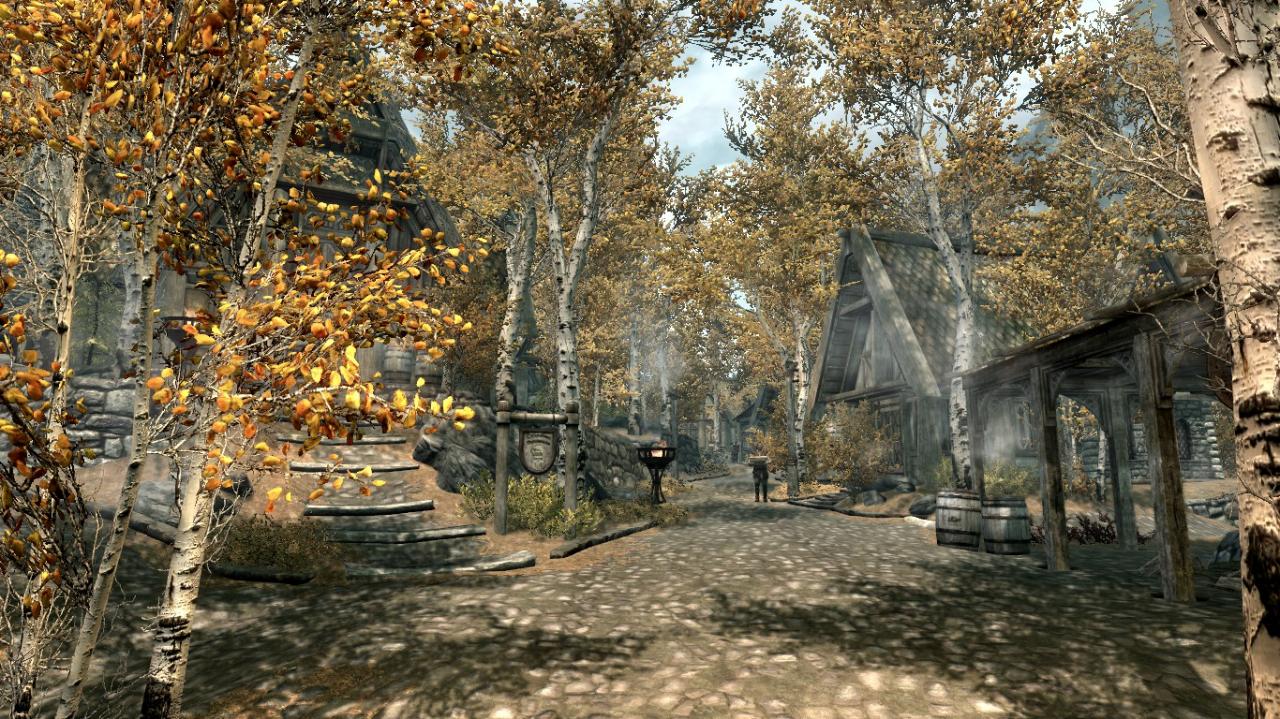 [14/08/2012] The Autumn of Whiterun - Nach der Installation der Mod erstrahlt die einstige Kaiserstadt Weißlauf in neuem Glanz. Durch das herbstliche Flair wirkt das in Himmelsrand gelegene Städtchen noch einen Tick einladender. Hier könnten wir uns für immer niederlassen. Weitere Screenshots und den Download findet ihr unter dem Link. 