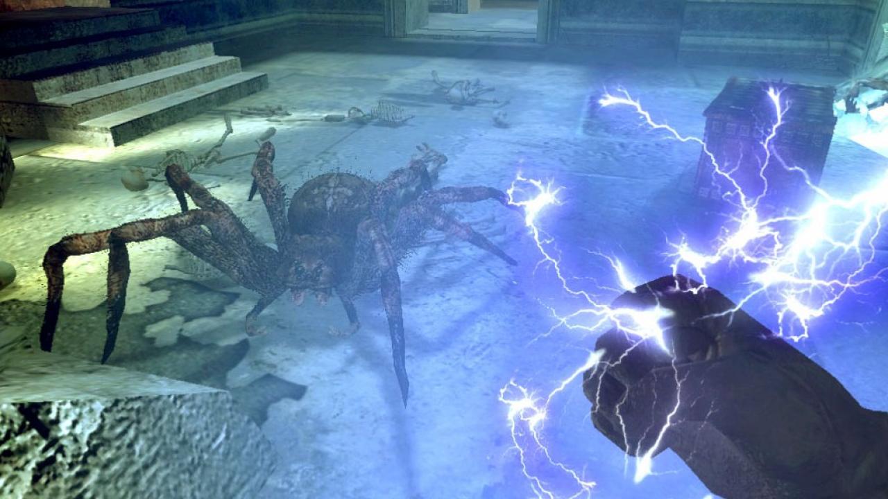 [28/08/2012] (Leservorschlag) - Riesenspinnen (Dark Messiah of Might & Magic) - Nichts für Menschen mit Arachnophobie: Die ekligen Spinnen aus dem Shooter-Rollenspiel sind recht flink und können unvorsichtige Abenteurer schnell vergiften. Blöd, wenn ihr dann kein passendes Gegenmittel zur Hand habt. 