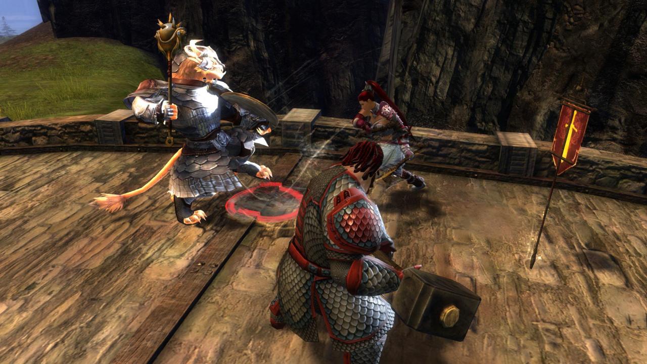 [22/08/2012] Guild Wars 2: Im geordneten Schlachtfeld-PvP treten alle Spieler mit den gleichen Voraussetzungen an.