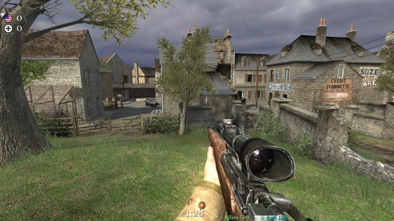[06/09/2012] >Leservorschlag Carentan (Call of Duty 2) - In dieser überschaubaren Karte wird ein kleines, französisches Dorf zum Schauplatz eines Krieges. Wer hier nicht aufpasst, wird zum Opfer von Scharfschützen. Schutz findet man hinter Wällen, Häusern und Bäumen. 