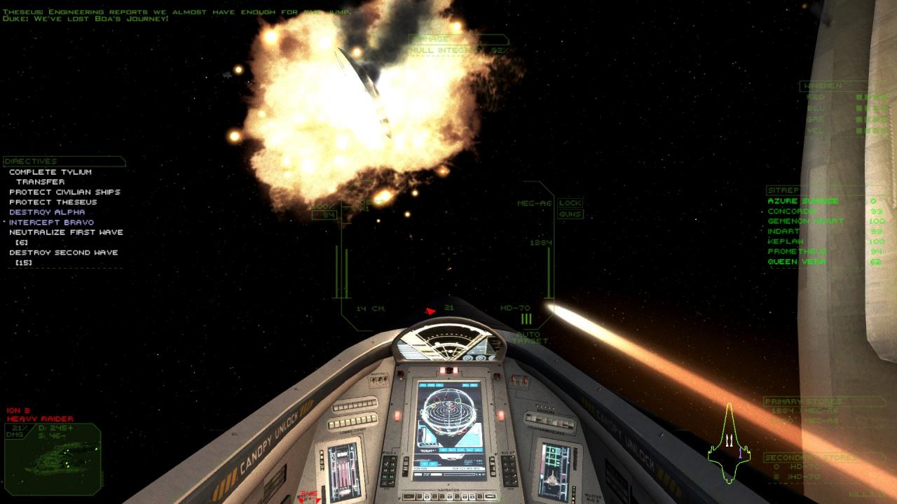 [05/09/2012] Diaspora - Fans der Sci-Fi-Serie Battlestar Galactica warten schon lange auf ein würdiges Videospiel, das dem Vorbild gerecht wird. Dies kommt ausgerechnet aus der Modding-Szene und nennt sich Diaspora. Dieses Standalone-Projekt bietet euch die Möglichkeit, sowohl in Singleplayer- als auch in Multiplayer-Modi in das Universum von Battlestar einzutauchen. Nach vier Jahren Entwicklung wurde das Spiel schließlich 2012 völlig kostenfrei veröffentlicht.