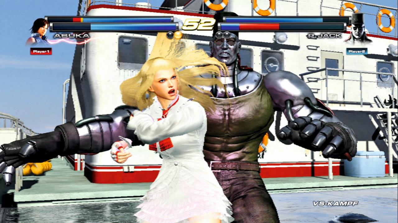 [12/09/2012] Auch in Tekken begegnet uns eine künstliche Intelligenz. Dabei handelt es sich um P (Prototype) Jack, der mit seiner glänzenden Rüstung schon sehr eindrucksvoll anzusehen ist. Gegen ihn möchte man wohl besser nicht kämpfen.