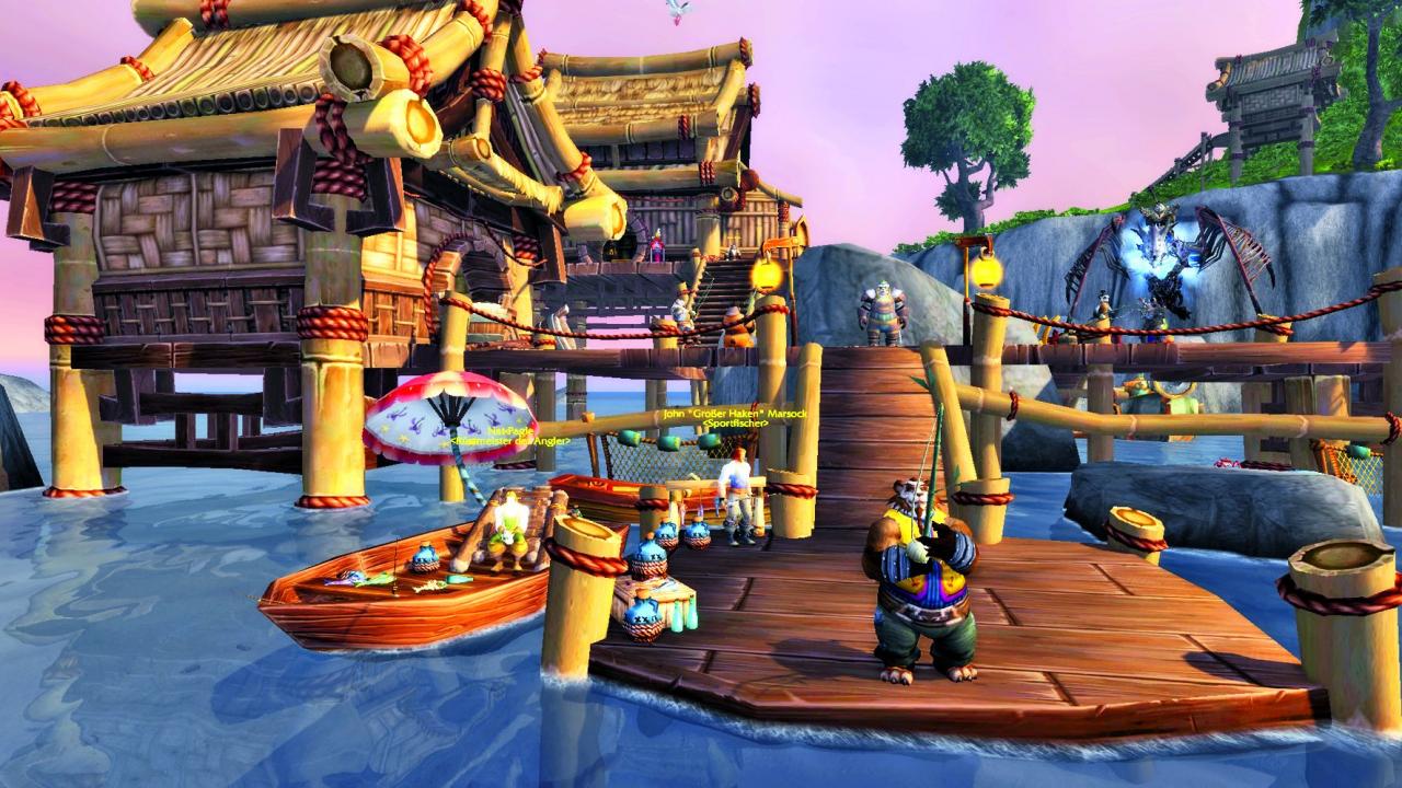 [24/09/2012] Die Angler-Fraktion von Mists of Pandaria wird angeführt von Nat Pagle - dem Chuck Norris des Angelns. 