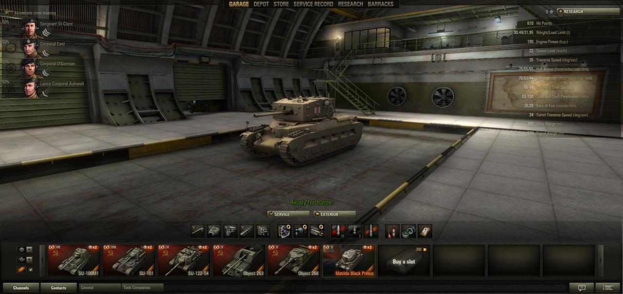 [28/09/2012] World of Tanks: Der Matilda Black Prince.