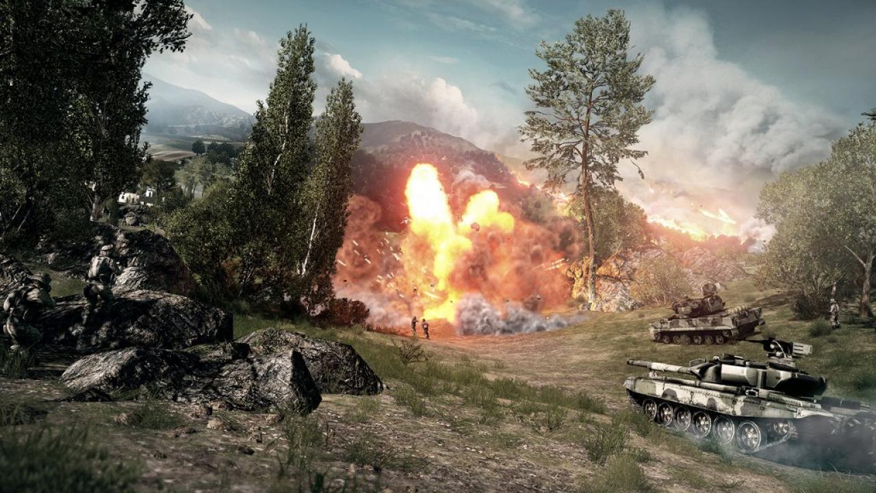 [06/09/2012] >Leservorschlag Caspian Border (Battlefield 3) - Caspian Border zählt zu den beliebtesten Maps in Battlefield 3. Auf der weitläufigen Karte finden überall Gefechte statt. Wer mag, schnappt sich einen Jet und legt sich mit einem Scharfschützengewehr auf die Lauer. Die Wahl liegt bei euch. 