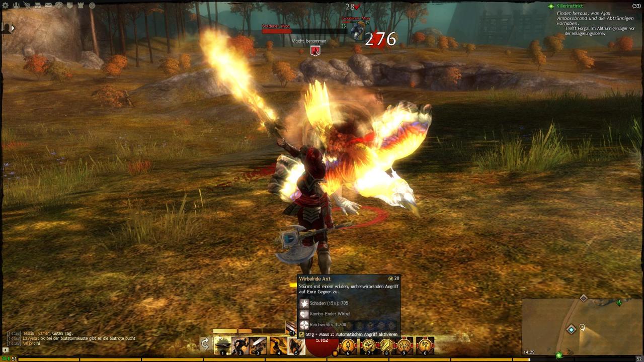 [20/09/2012] Das aktive Kampfsystem spielt sich wesentlich flüssiger und dynamischer als bei World of Warcraft.