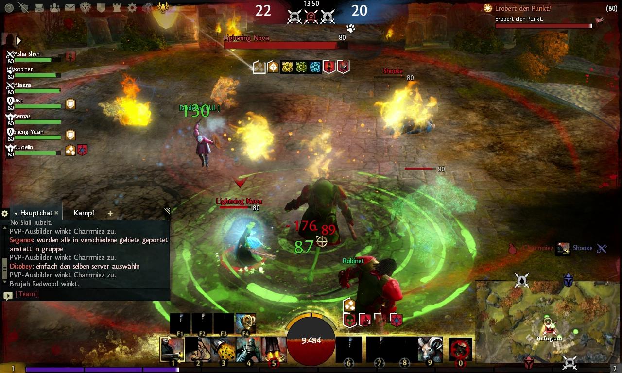 [20/09/2012] Jeder Spieler ist Stufe 80 und verfügt über die gleiche Aussrüstung, so ist im PvP von Guild Wars 2 Chancengleichheit gewährleistet.
