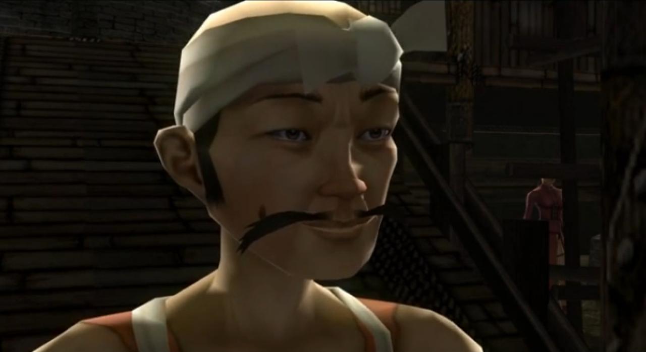[28/09/2012] Jade Empire - Hou der Pantoffelheld - Als ehemaliger Arenakämpfer muss man Hou eine gewisse Courage zugestehen, die scheint allerdings mit seiner etwas unfreiwilligen Hochzeit wie weggeblasen. Schon bei der Erwähnung seiner Gattin möchte Hou am liebsten unter dem nächstbesten Felsbrocken verschwinden.