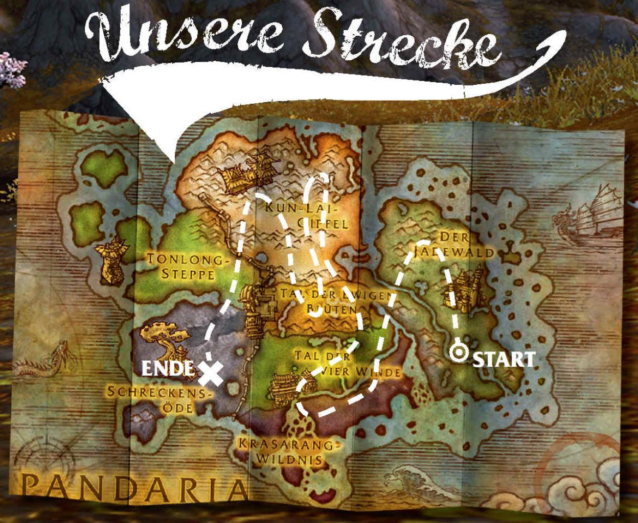 [21/09/2012] Der Weg auf Stufe 90 in WoW: Mists of Pandaria ist ziemlich kurvenreich.