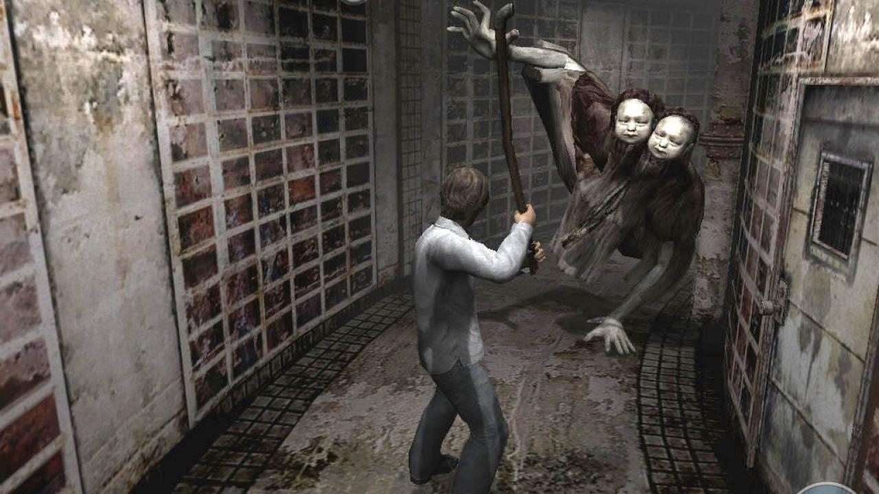 [10/09/2012] Twin Victims (Silent Hill 4) - Konami hat für ihre Horrorspiel-Reihe allerhand verrückte Monster entworfen, die uns daheim einen kalten Schauer über den Rücken gejagt haben. Eine ihrer besten Kreationen sind die Twin Victims. Diese Gorilla-ähnliche Bestie mit zwei Babyköpfen und riesigen Armen macht uns sprachlos. 