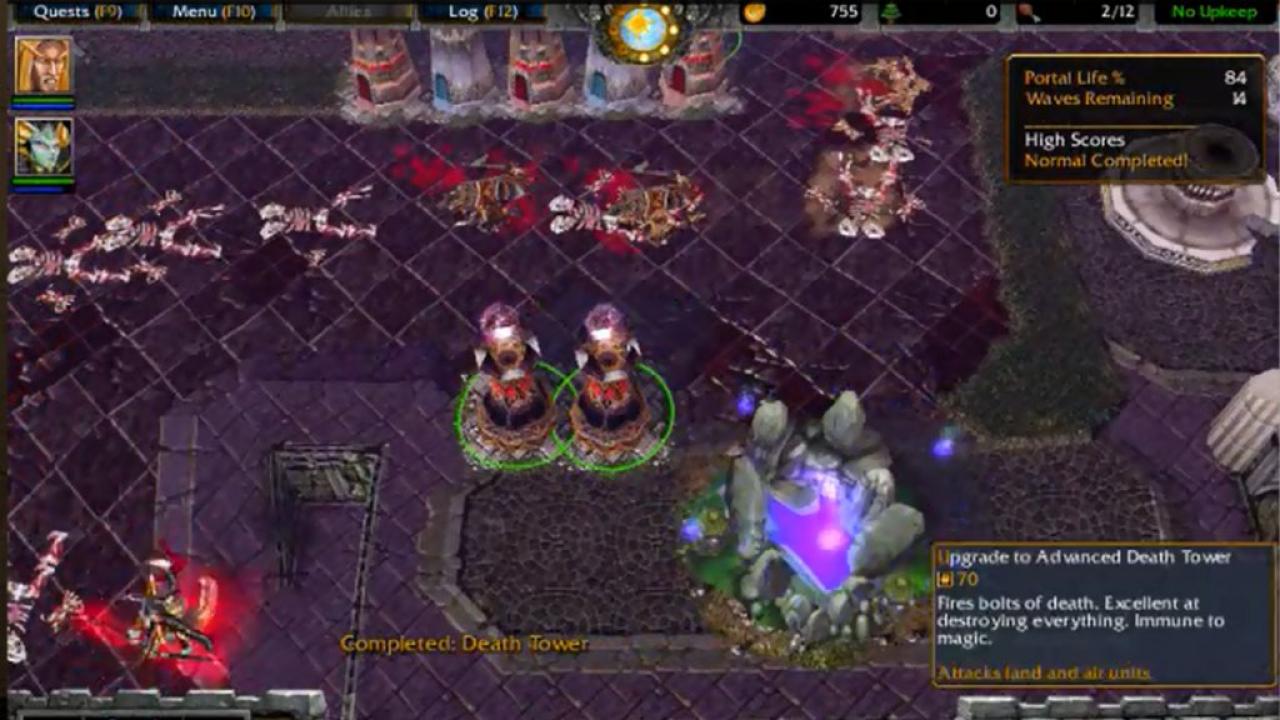[04/09/2012] The Crossing (Warcraft 3: TFT) - Im Verlauf der Menschen-Kampagne in Warcraft 3: The Frozen Throne lässt sich das versteckte Tower-Defense-Level 