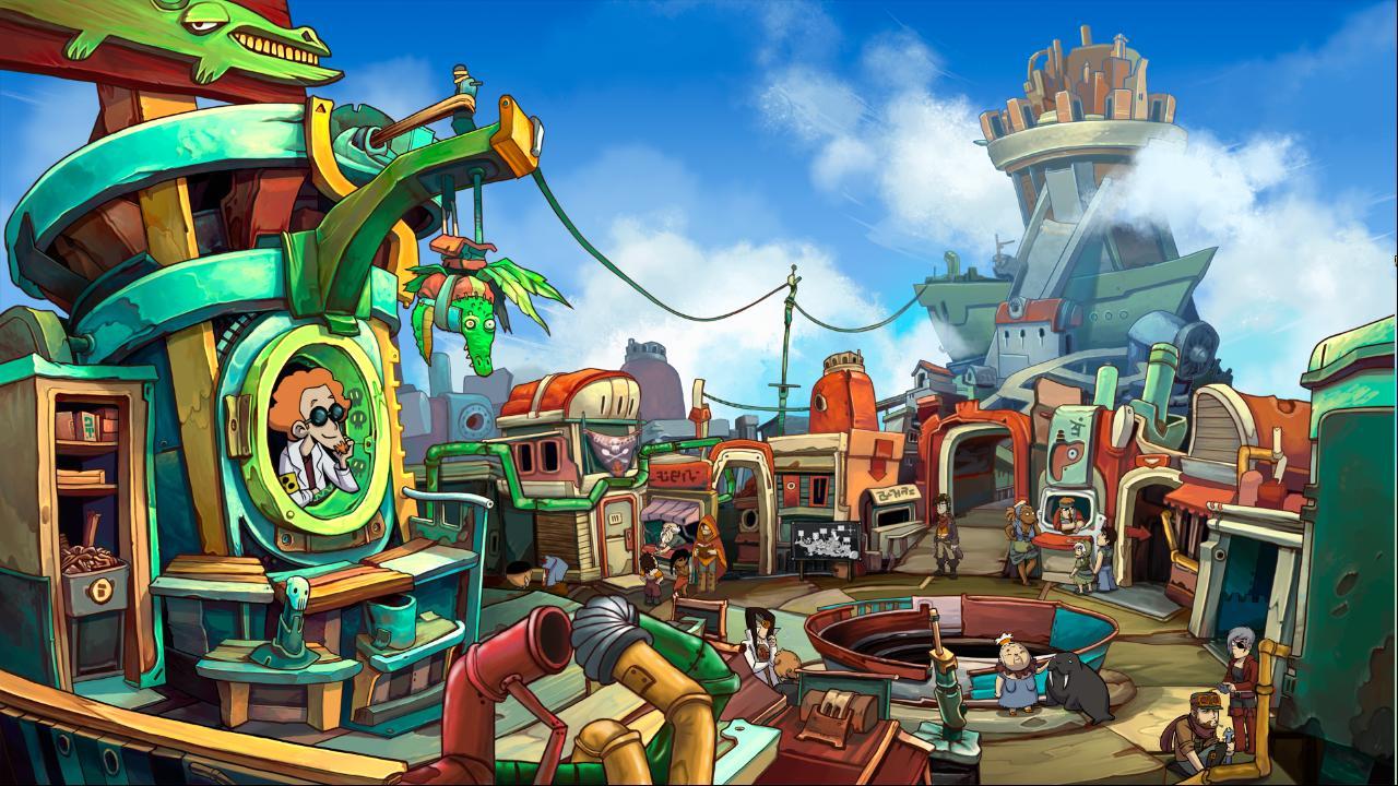 [09/10/2012] In Chaos auf Deponia werdet ihr diesen Bildschirm immer wieder zu Gesicht bekommen - unsere Komplettlösung zeigt euch, wohin euch das Spiel sonst noch führen wird.