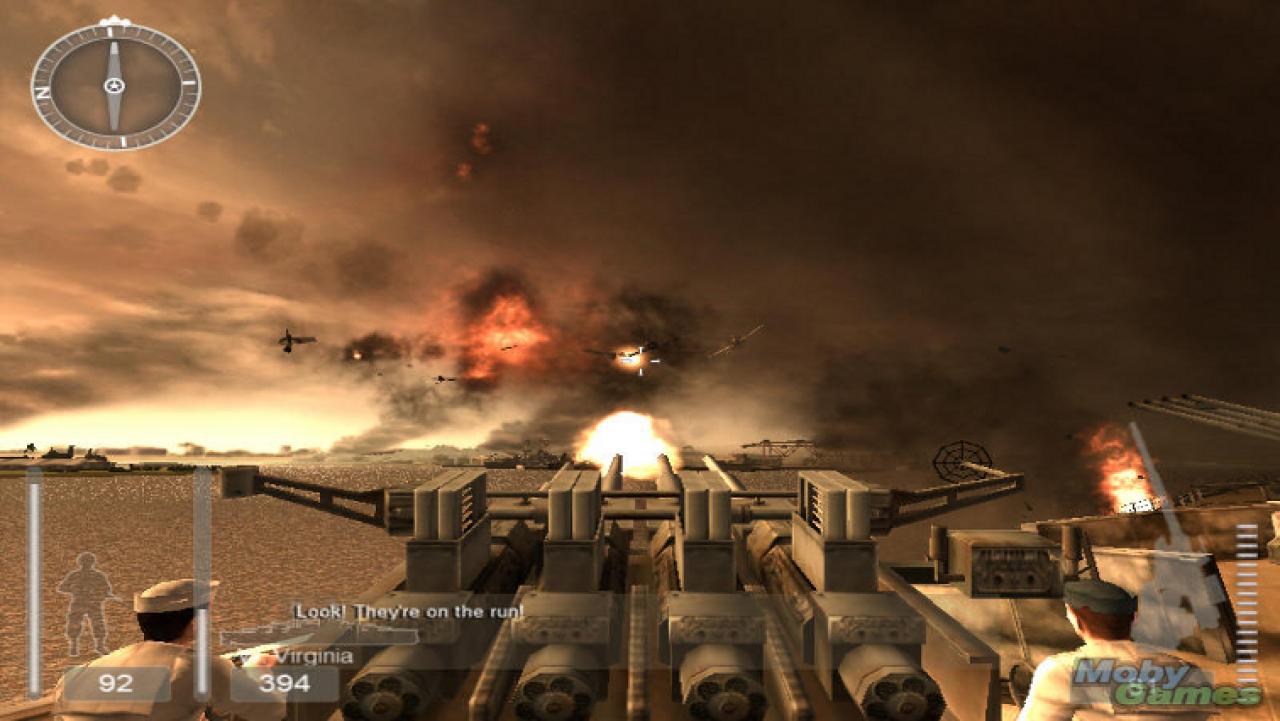 [16/10/2012] Medal of Honor: Pacific Assault - Zwar bot auch das mäßige Rising Sun mit seinem fulminanten Auftakt auf Pearl Harbor spektakuläre Momente zur See, aber Pacific Assault, das 2004 nur ein Jahr später für den PC erschien, war eindeutig das bessere Spiel. Mit der heutigen Inszenierung von Kriegen zur See kann es aber natürlich nicht mehr mithalten.