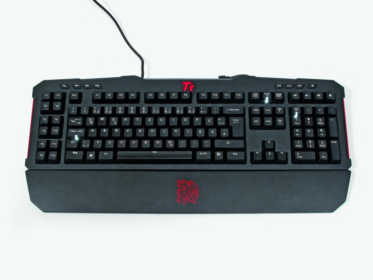 [18/10/2012] Die TT eSPORTS Meka G-Unit bietet über ihre Sondertasten bis zu 60 Makros