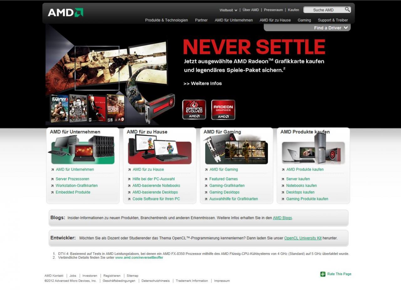 [26/10/2012] AMD Website