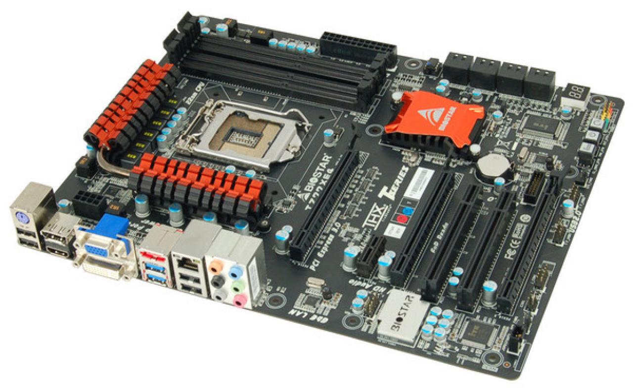 [05/10/2012] Neben Asus, ASRock, MSI und Gigabyte gibt es auch noch Biostar - hier das TZ77XE4