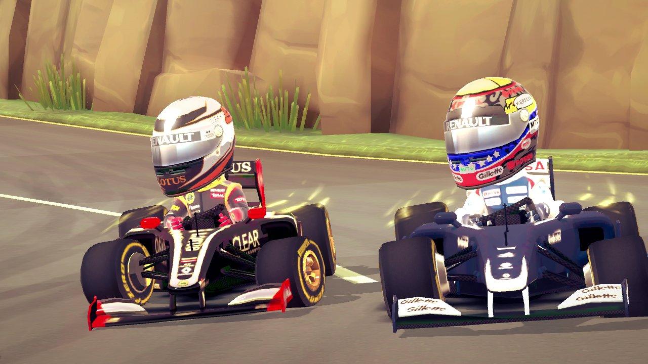 [24/10/2012] F1 Race Stars im Test - Die PC-Version ist sehr nah an Mario Kart, aber lieblos umgesetzt. (6)