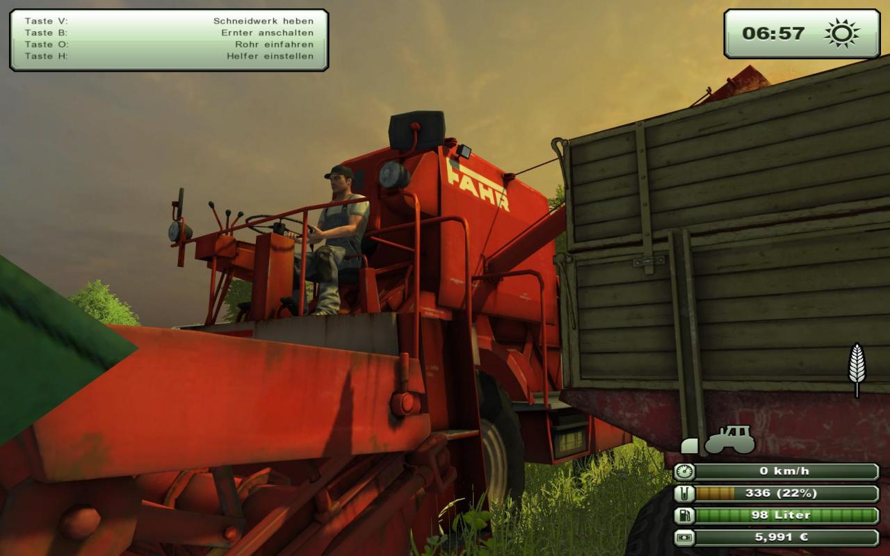 [30/10/2012] Der Landwirtschafts-Simulator 2013 im Test: Sehr umfangreich, aber Macken bei der Fahrphysik und die Benutzerführung stören den Spielspaß. (2)
