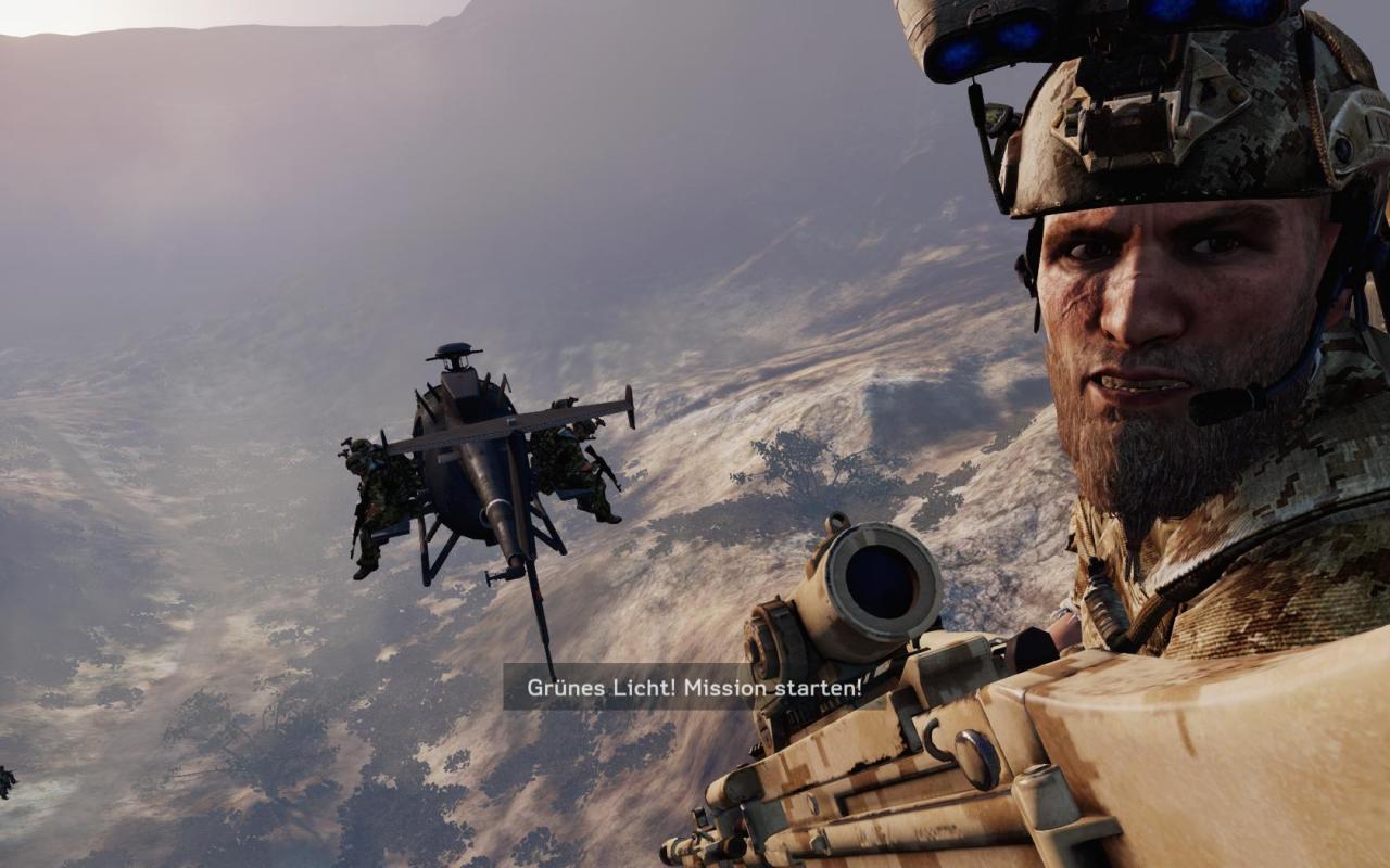 [23/10/2012] Helikopterflüge, Raketenstarts, Exekutionen in Zeitlupe: Populäre Militär-Shooter (hier: Medal of Honor: Warfighter) setzen seit Jahren auf die gleichen Elemente.