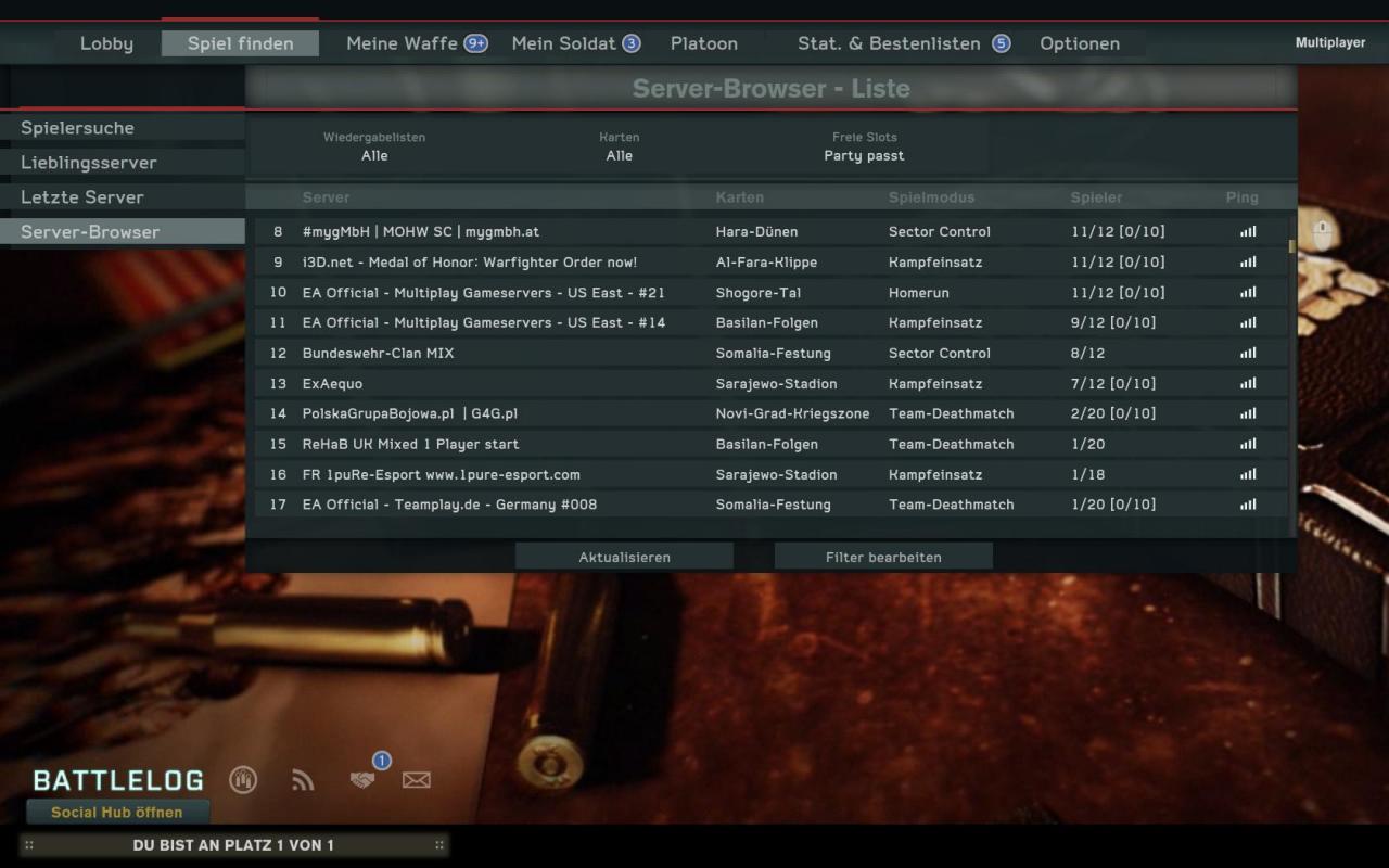 [26/10/2012] Screenshots aus dem Multiplayer-Modus von Medal of Honor Warfighter, das im Test einige Macken aufweist. (1) (16)