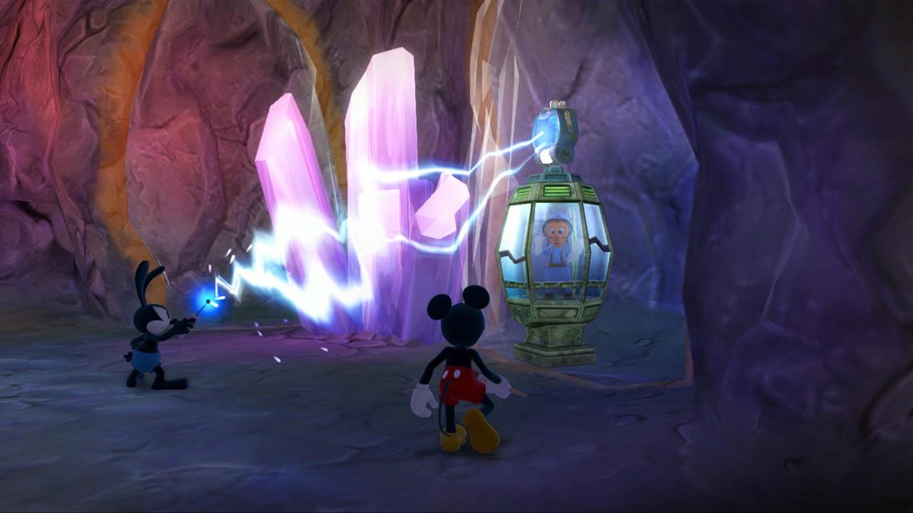 [16/10/2012] Disney Micky Epic - Die Macht der Zwei kam pünktlich zum Start der Wii U. Der zweite Teil der Micky Epic-Reihe wurde vor allem durch die Koop-Mechaniken ausgebremst. Funktionieren diese mit zwei Spielern noch einigermaßen reibungslos, stellt sich die KI von Oswald zum Teil schreiend dumm an. Probleme mit der Kamera und kleinere Bugs taten ihr übriges, um dem Titel den Erfolg zu verwehren.