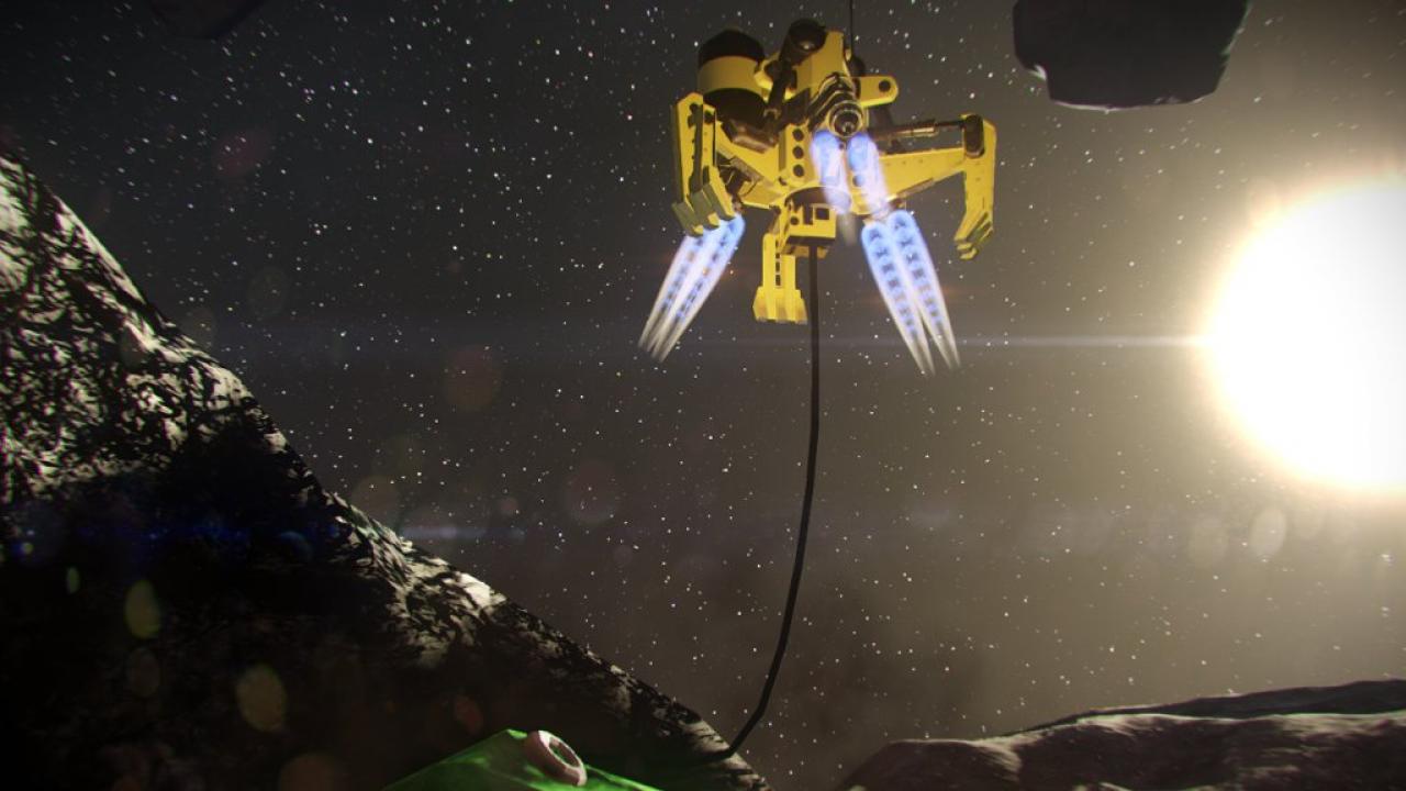 [02/10/2012] Blackspace - Über den viel versprechenden Genremix haben wir in der Vergangenheit bereits berichtet: In Blackspace baut ihr mit einem Weltraumroboter auf Asteroiden Rohstoffe ab, errichtet Basen und bekämpft allerhand Feinde. Cool: Die Spielumgebung lässt sich zerstören. - Produktseite