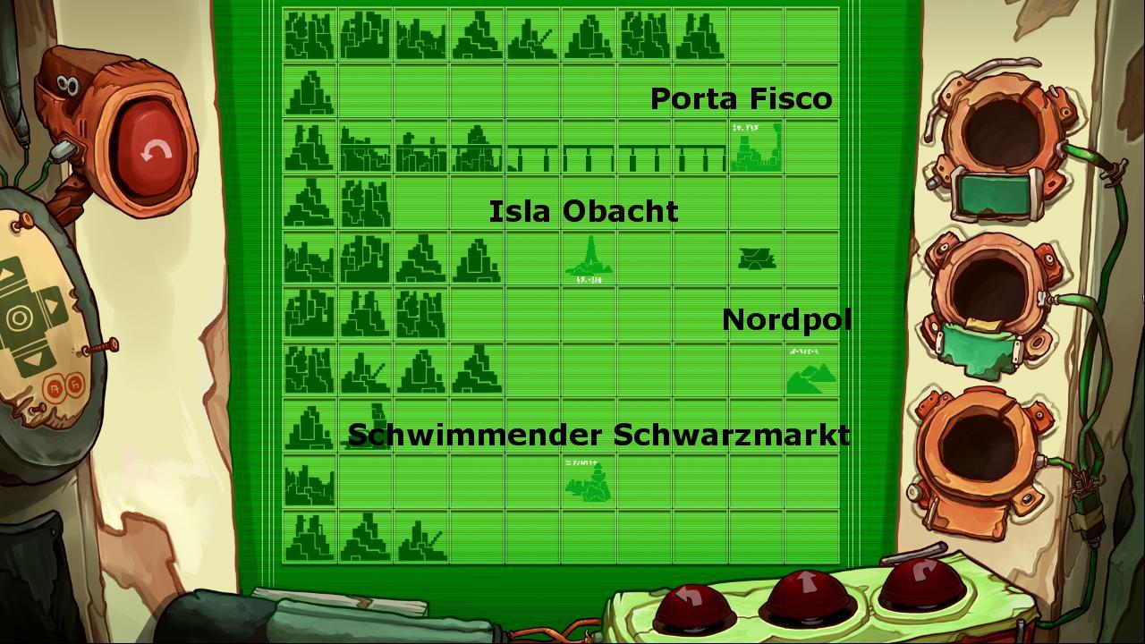 [09/10/2012] Grün, quadratisch und praktisch: Die Karte zur Navigation.