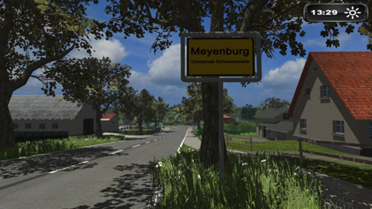 [24/10/2012] Meyenburg - Ein Fan des Spiels hat das schöne Städtchen an der Elbe als Map kreiert. Hier findet ihr optimale Bedingungen für eure Bauernkarriere vor: Drei Farmen und einen Händler, bei dem ihr eure gesammelte Ernte verkaufen könnt. Sogar einen Kindergarten könnt ihr entdecken. >> Download <<