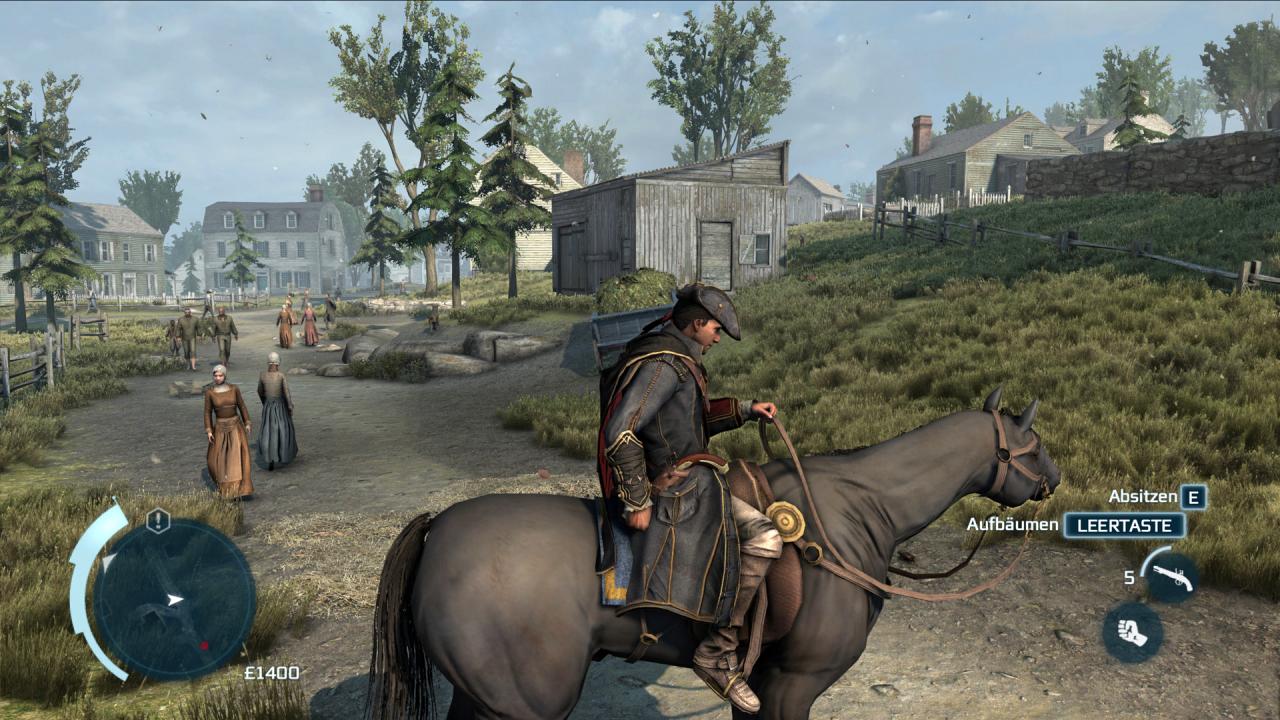[30/11/2012] Auch als Assassine aus Assassin's Creed wollen wir nicht immer nur über Dächer hüpfen. Manchmal benötigen wir einen galoppierenden Untersatz, um zu unserem nächsten Einsatzort zu gelangen.