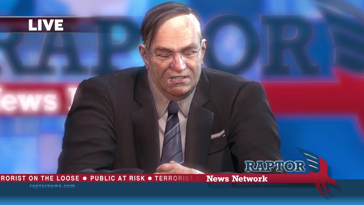 [28/11/2012] Raptor News Network is a News-Netzwerkt aus DmC: Devil May Cry, dass über die aktuellen Geschehnisse in Limbo City und der Welt berichtet. Der Haken ist, dass das Unternehmen als Fassade für dämonische Manipulation dient und nicht nur falsche Informationen liefert, sondern die Zuschauer zudem einer Gehirnwäsche unterzieht.