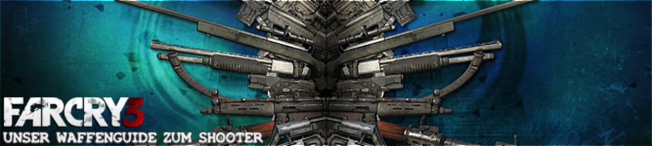 [25/11/2012] Das Waffenarsenal in Far Cry 3 ist sehr umfangreich und überlässt dem Spieler freie Entscheidungsfreiheit bei der Gestaltung und Aufrüstung einer Waffe.