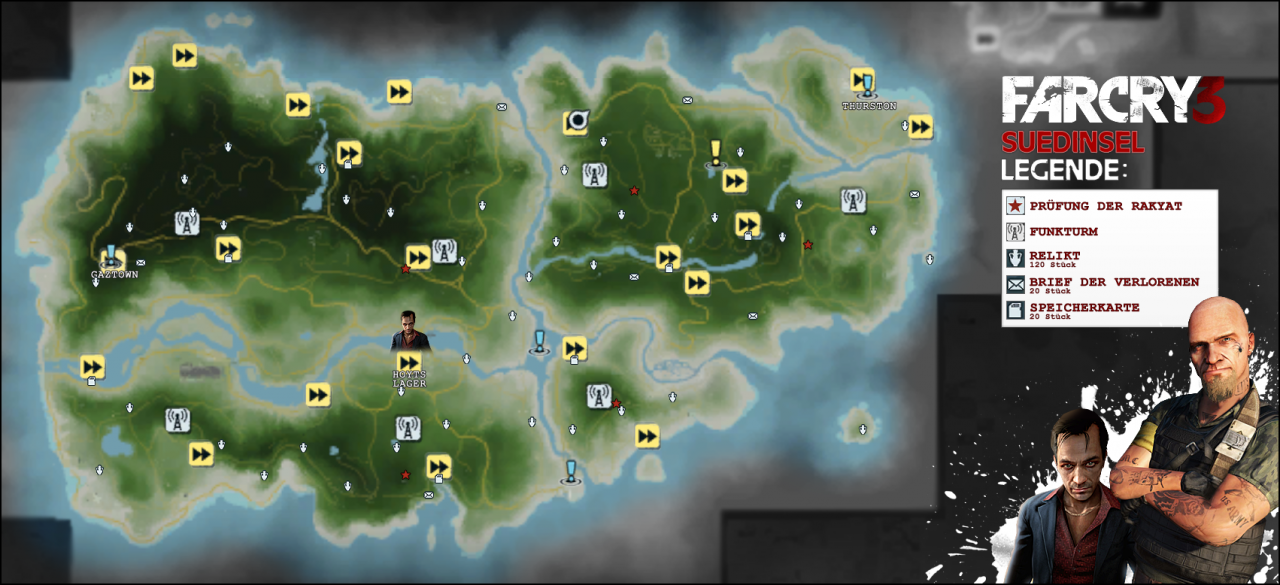 [29/11/2012] Die Südinsel in Far Cry 3.