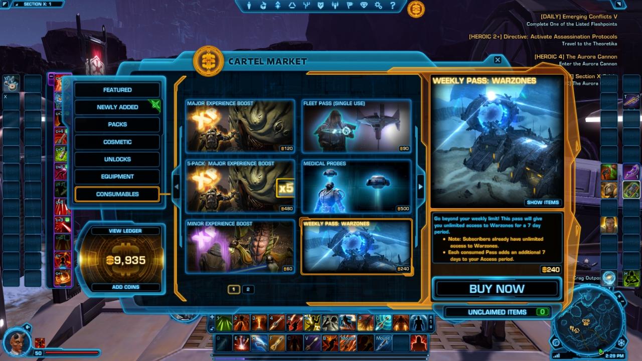 [08/11/2012] SWTOR: Die Free2Play-Version bietet einen Item-Shop.