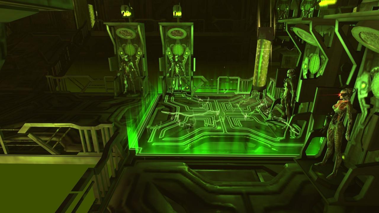 [23/11/2012] Star Trek Online: Bei der Bord-Infiltration sollten sich Helden aus gesundheitlichen Gründen nicht auf die grünen Energiefelder stellen.