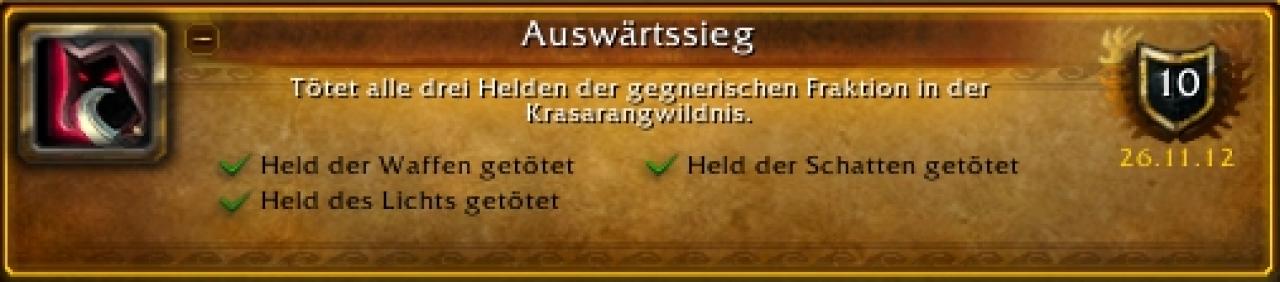 [28/11/2012] WoW-Erfolg 