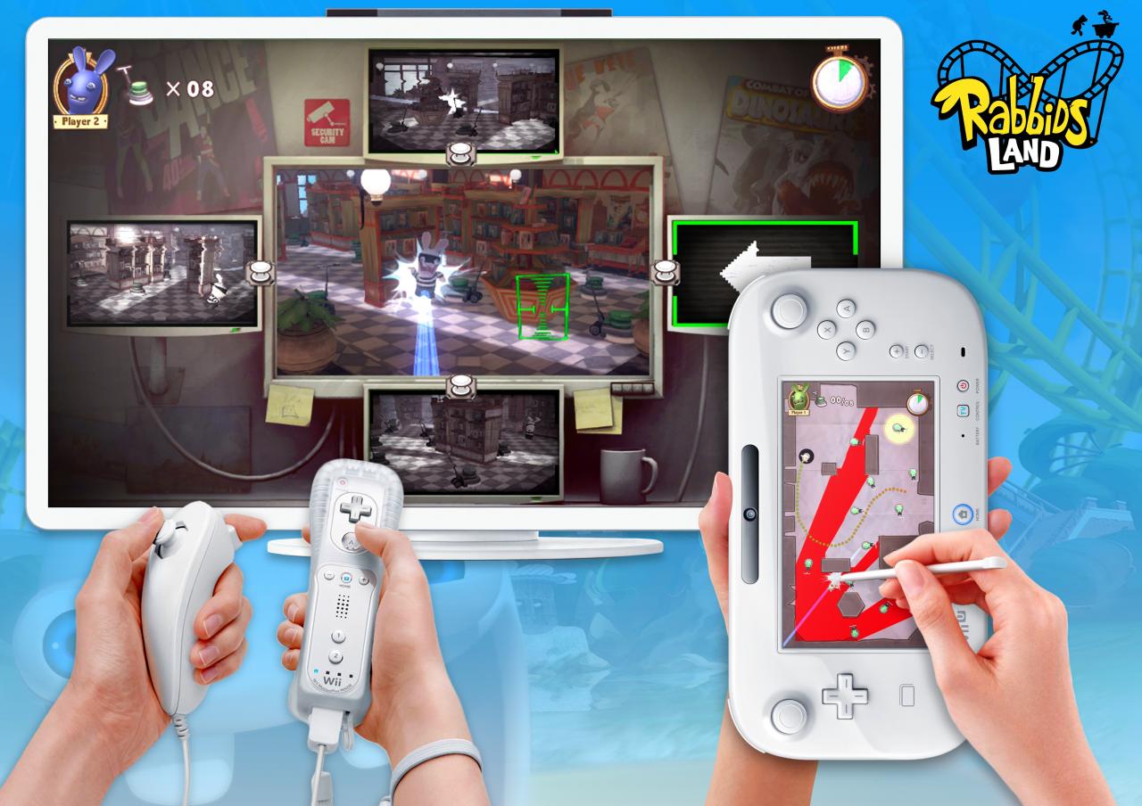 [19/11/2012] Rabbids Land im Test für Wii U - Kreative Ideen für die Tablet-Elemente des Wii U-GamePads