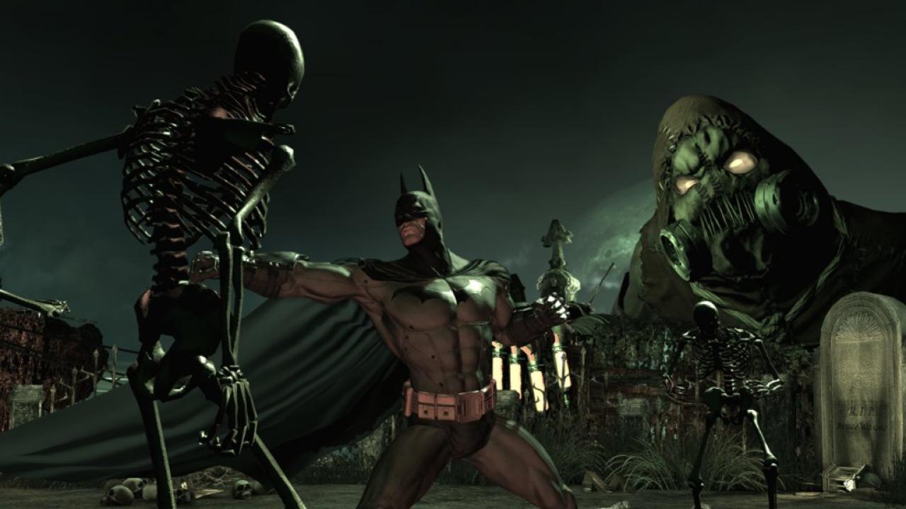 [26/11/2012] Batman: Arkham Asylum - Die Begegnung mit Scarecrow ist einer der Höhepunkte des Spiels und das Nervengas des Widersachers lässt unsere arme Fledermaus an seinem Geisteszustand zweifeln. Aber nicht so sehr, als dass wir der Vogelscheuche nicht doch noch den Garaus machen können.