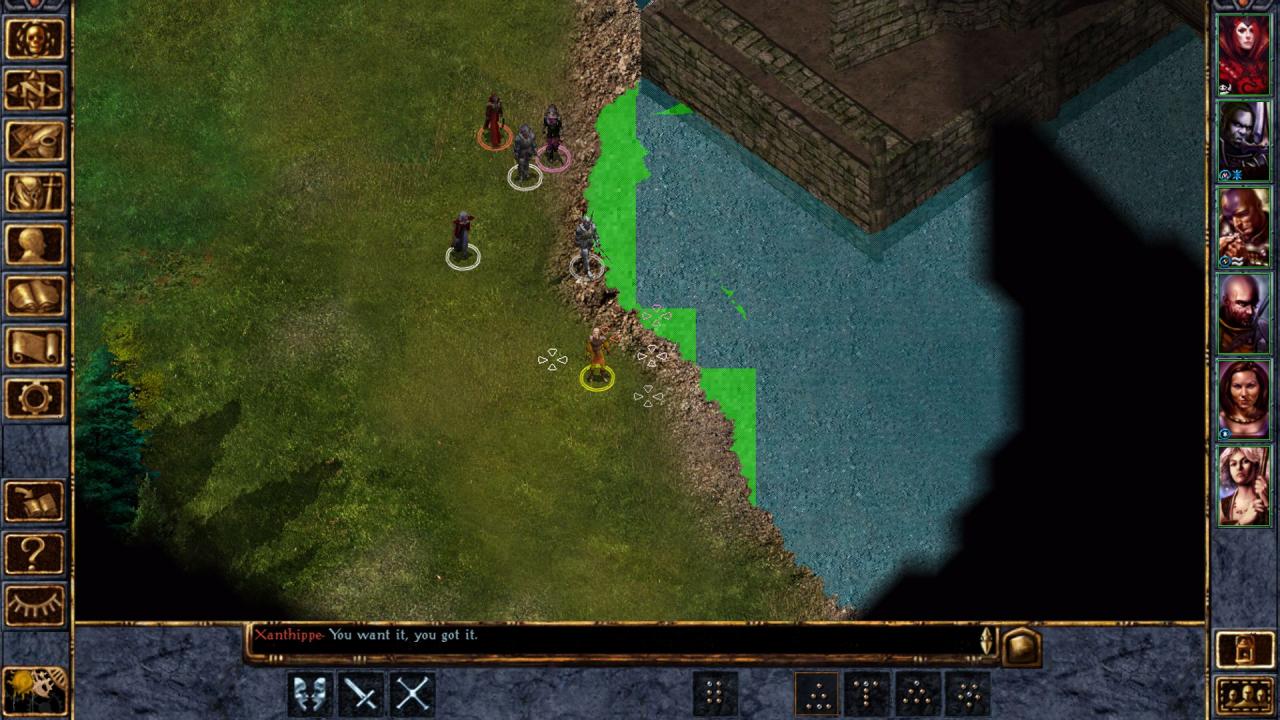 [03/12/2012] Baldur's Gate: Enhanced Edtion im Test: Gelegentliche Anzeigefehler gehören noch zu den harmloseren Bugs.