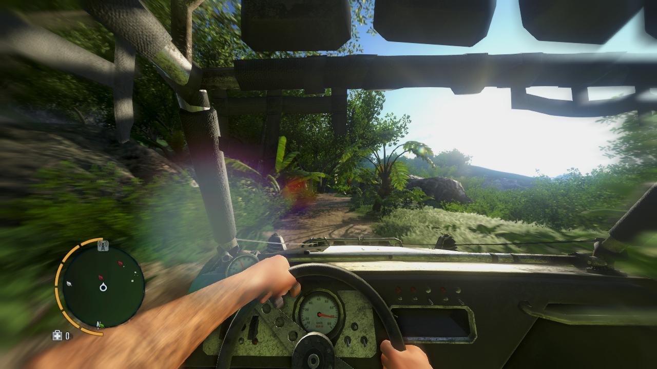[12/12/2012] Mit allen Fahrzeugen durch die Pampa: Die Insel ist groß... verdammt groß! Umso schöner ist es, den umfangreichen Fuhrpark aus Far Cry 3 nutzen zu können und hinter dem Steuer eines Buggys, Quads, Jeeps oder LKW ohne Tempolimit durch den Dschungel zu brettern! Hier und da könnte es zu Wildschaden kommen...