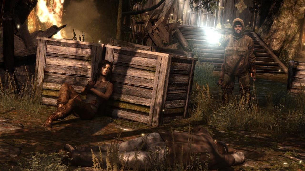 [04/12/2012] Tomb Raider gespielt - Immer wieder kann man sich entscheiden, lautlos vorzugehen oder mit der Tür ins Haus zu fallen.
