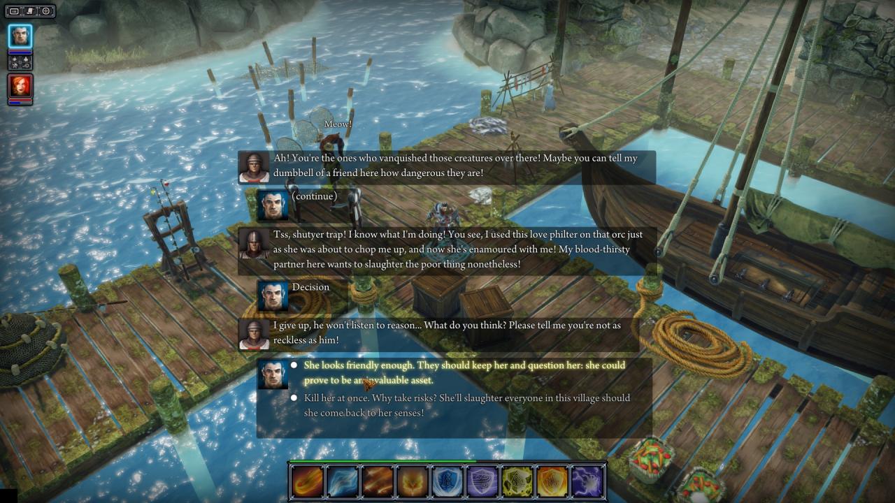 [31/01/2013] Divinity: Original Sin der Larian Studios wird ein isometrisches Fantasy-Rollenspiel, das besonders mit seinem einzigartigen Dialog-System überzeugt. So darf sich der Spieler mit seinen Begleitern darum streiten, wie eine Quest gelöst werden soll. Entscheidend sind dabei auch die Charakterwerte. Angepeilter Release: November 2013.