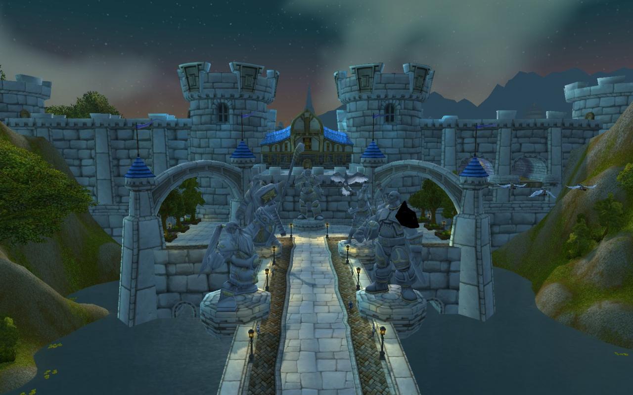 [10/01/2013] Auch die Frontansicht Sturmwinds in WoW Patch 5.2 ist wiederhergestellt.