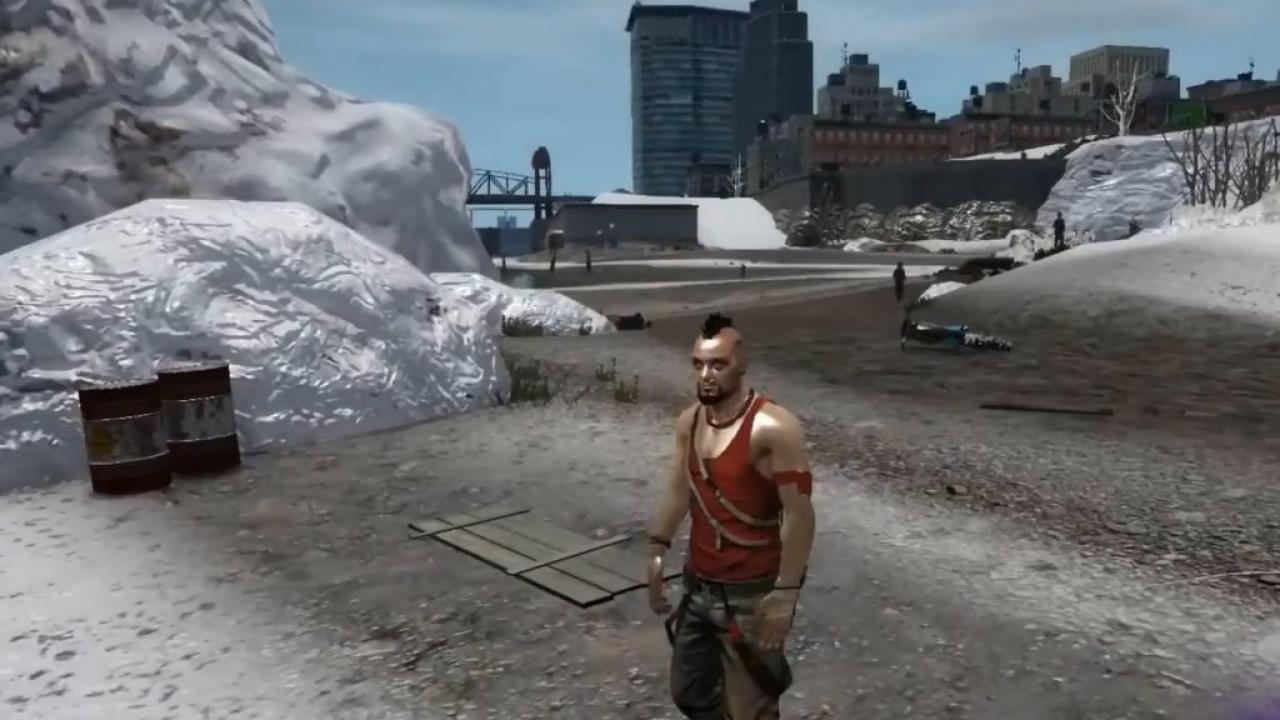 [28/01/2013] Ganz schön irre: Vaas als Spielfigur für GTA 4. Wir haben den Download und ein passendes Video für euch. (1)