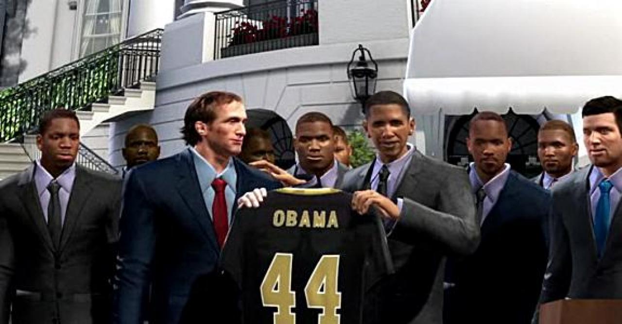 [11/01/2013] Amerikanische Präsidenten trifft man in Videospielen des Öfteren. In Madden NFL 11 sorgt beispielsweise Barack Obama für eine fürstliche Siegerehrung des Super Bowl-Gewinners.