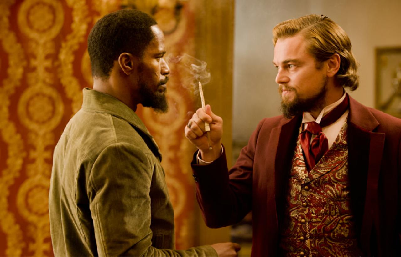 [14/01/2013] Jamie Foxx und Leonardo DiCaprio in Tarantinos 
