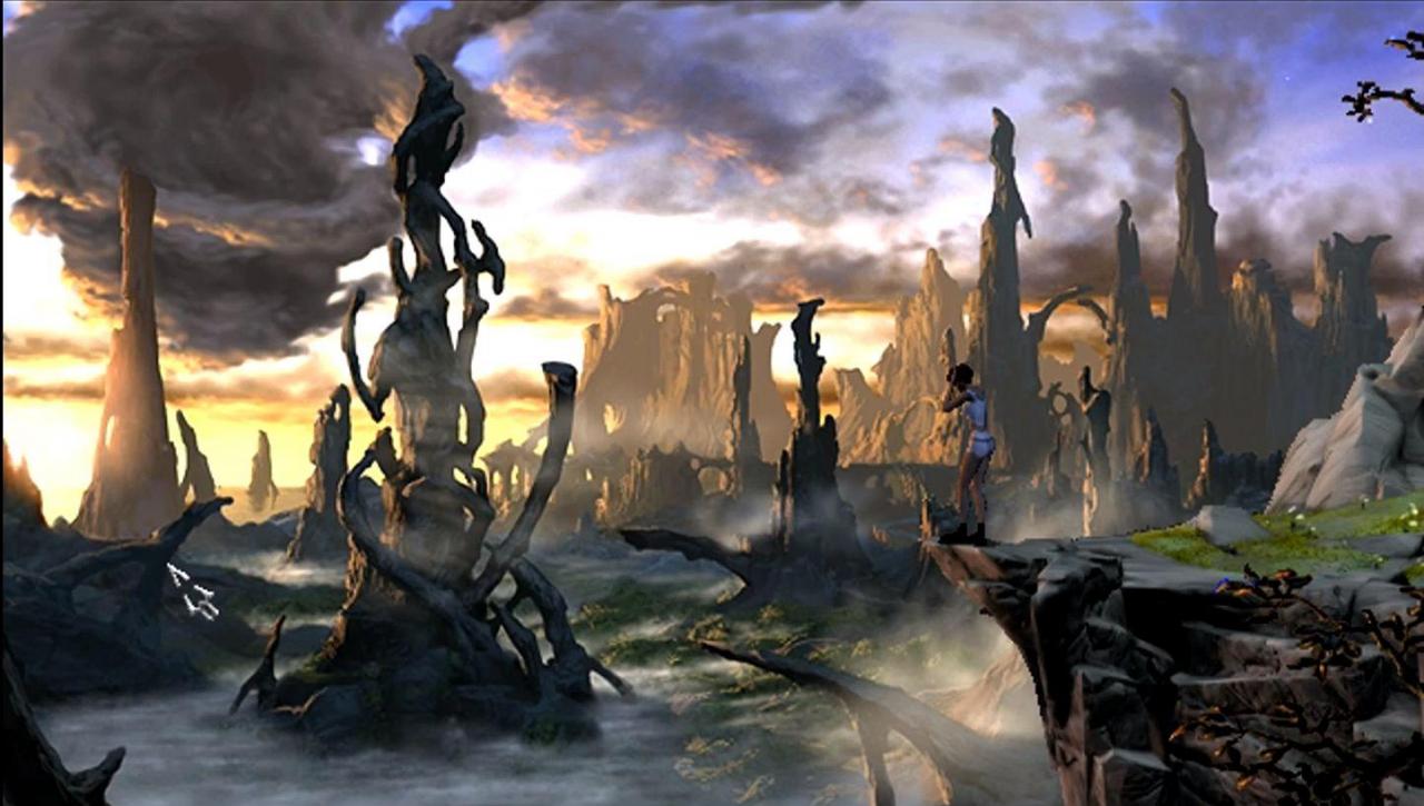 [23/01/2013] Die Handlung von The Longest Journey findet in den zwei Paralleluniversen der magischen Mittelalter-Welt Arcadia und der industriellen Cyperpunk-Welt Stark statt. In der Rolle der Protagonistin April ist es eure Aufgabe, zwischen den beiden Welten hin und her zu reisen, um die Balance wiederherzustellen.