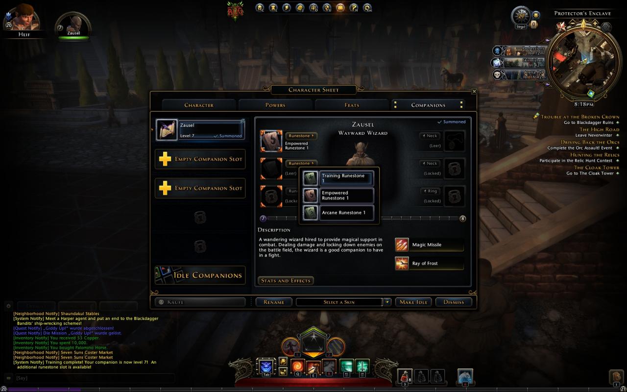 [08/02/2013] Neverwinter: Begleiter erleichtern Euch das Abenteurerleben