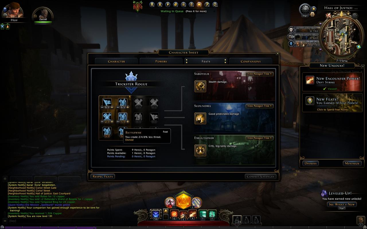 [08/02/2013] Neverwinter: Das Talentsystem